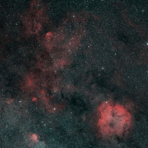 ケフェウス座の散光星雲