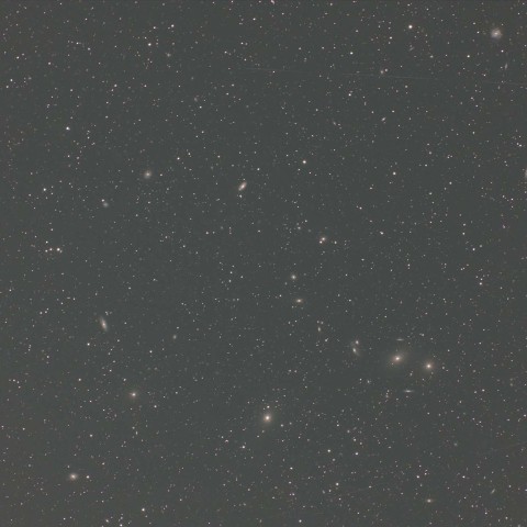 おとめ座銀河団付近