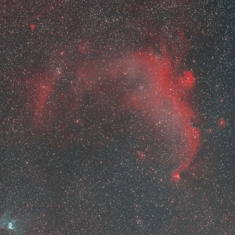 カモメ星雲とトールの兜星雲