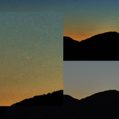 近日点通過日のパンスターズ彗星