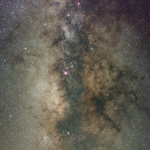 いて座周辺の天の川