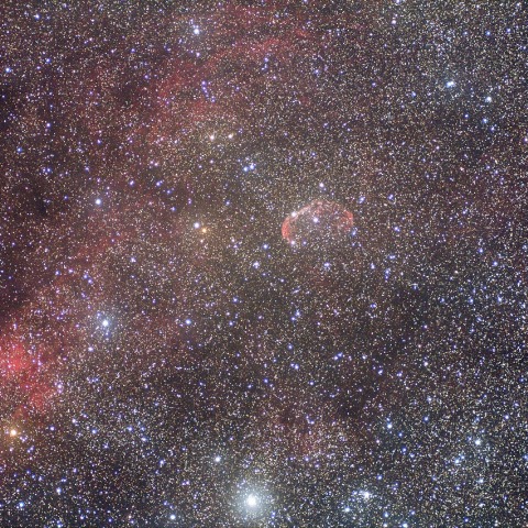 クレセント星雲周辺