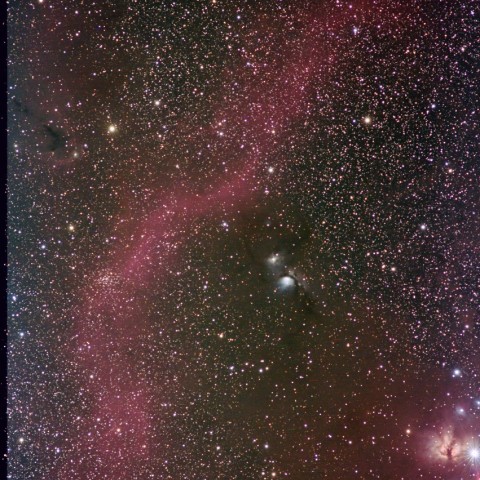 M78とバーナードループ、馬頭星雲