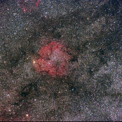 IC1396とガーネットスター