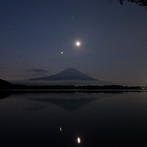 おうし座の月と金星