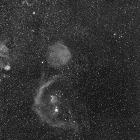 Sh2-245(オリオン-エリダヌス・スーパーバブル)からバーナードループ・バラ星雲