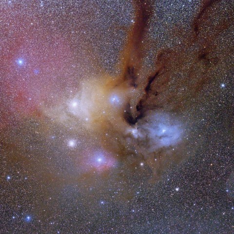 アンタレス周辺の星雲群