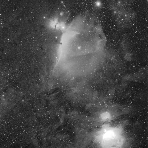 オリオン座の星雲群