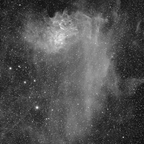 IC405 勾玉星雲
