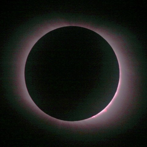 杭州での皆既日食