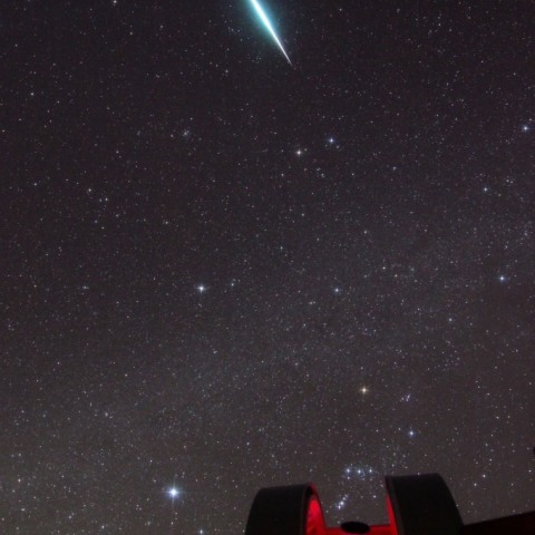 鹿角平天文台とふたご座流星群の大火球！