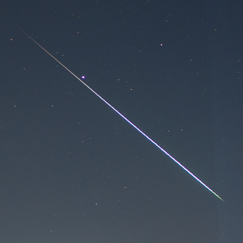 揺れる流れ星（等倍拡大）P1000363