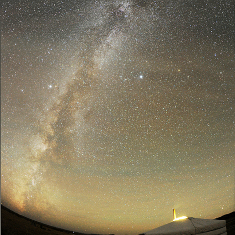 ゲルから昇る銀河
