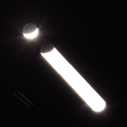 夜空の恵方巻き