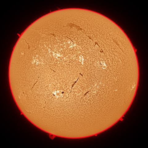 12月22日の太陽面