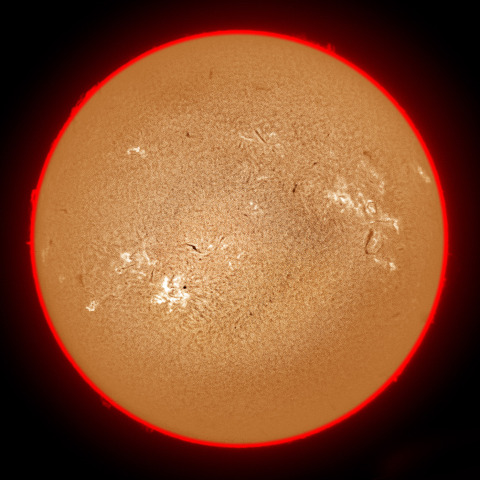 01月10日の太陽面