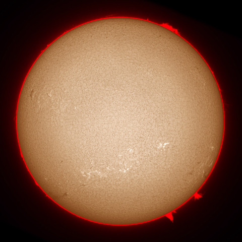 10月23日の太陽面