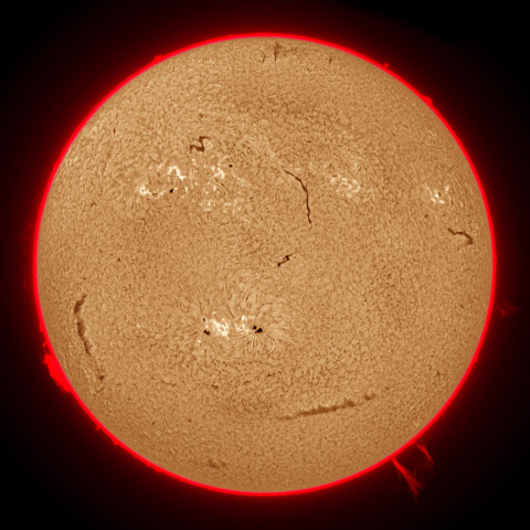 12月07日の太陽面