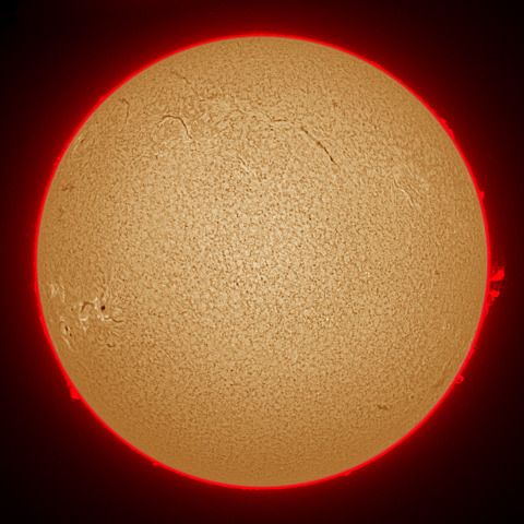 3月20日の太陽面