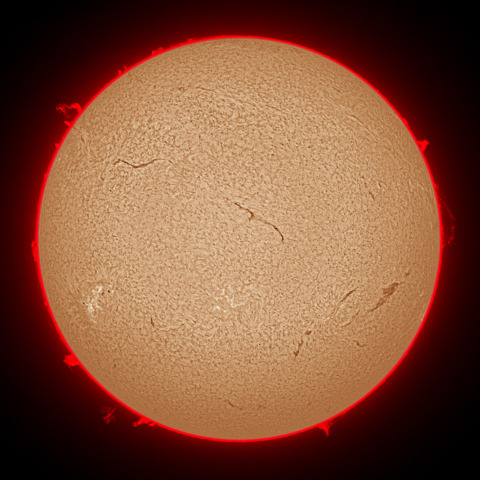 4月09日の太陽面