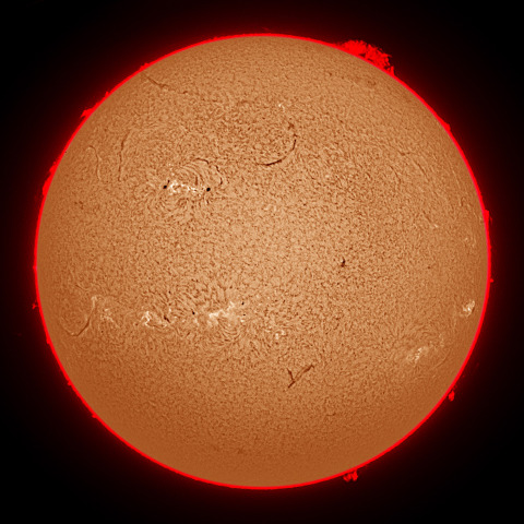 4月17日の太陽面