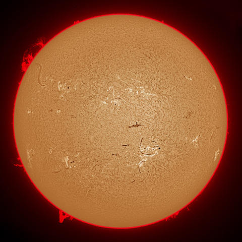 6月21日の太陽面