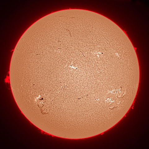 7月10日の太陽面