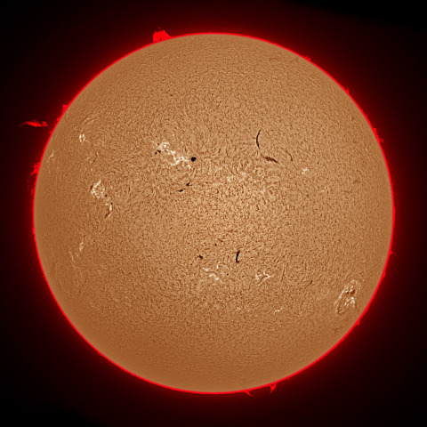 7月17日の太陽面