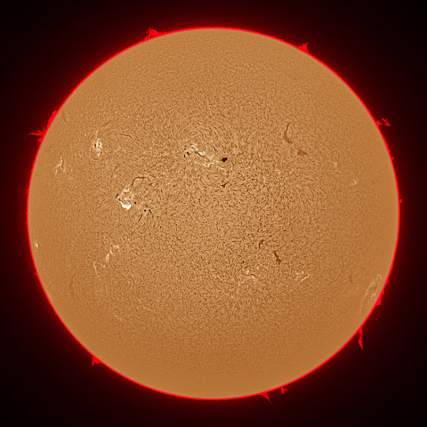 7月18日の太陽面