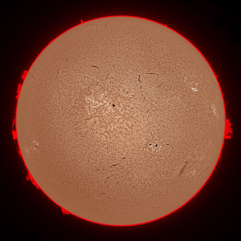 7月25日の太陽面