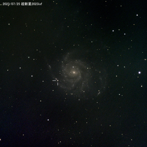 超新星2023ixf (2023/07/25)