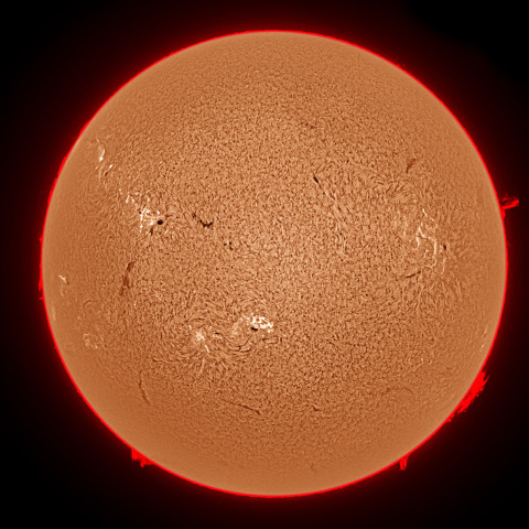 7月29日の太陽面
