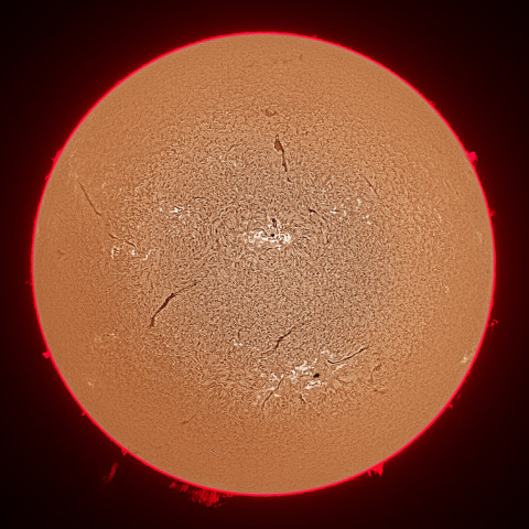 8月10日の太陽面