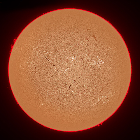 8月12日の太陽面