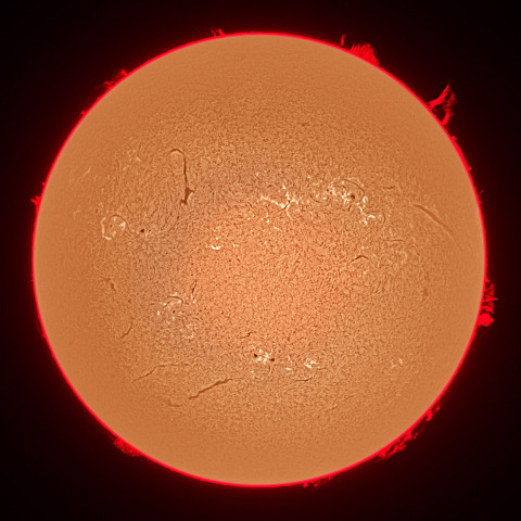 8月18日の太陽面