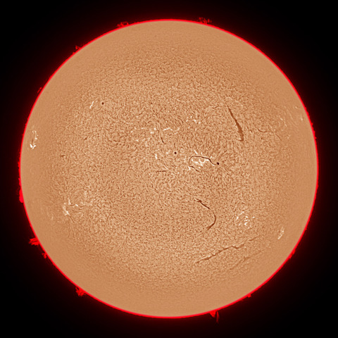 8月22日の太陽面