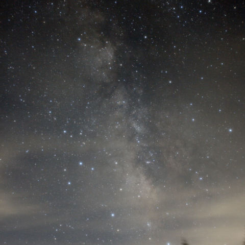 梅雨明け直前の天の川