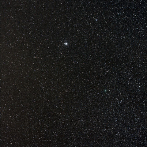 こいぬ座とハートレー彗星