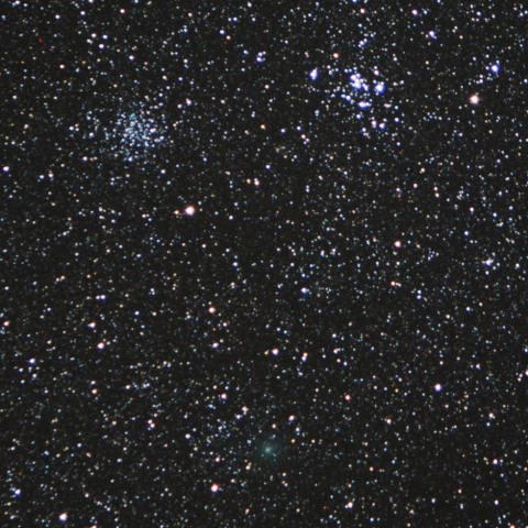 ハートレー彗星とM46、M47