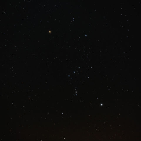 正月のオリオン座