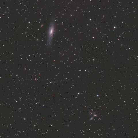 NGC7331とステファンの五つ子