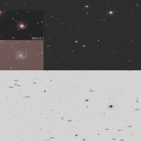 M99銀河の超新星 2014L