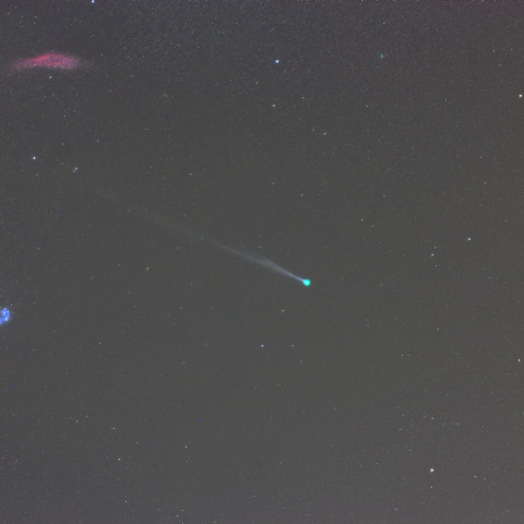 LovejoyとNGC1499,Mel22, NGC598