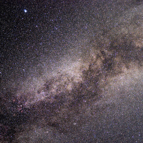 夏の大三角と天の川