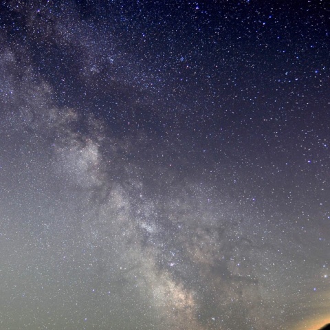 梅雨の晴れ間の天の川