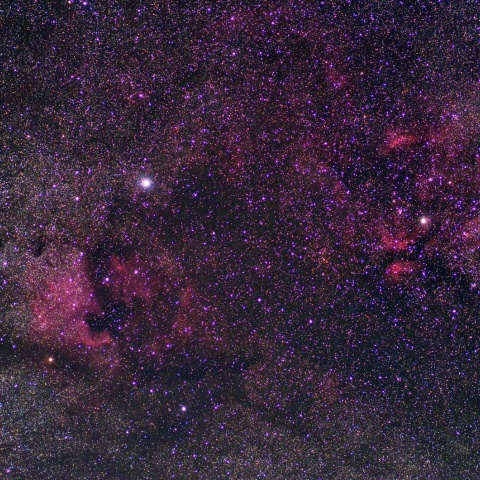 北アメリカと散光星雲群