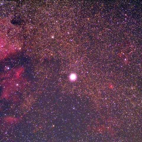 北アメリカ星雲とジャック彗星