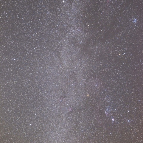 冬のダイヤモンドと天の川