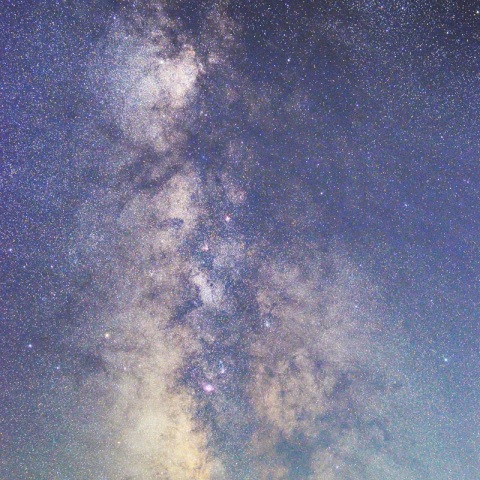 立ち上がる天の川