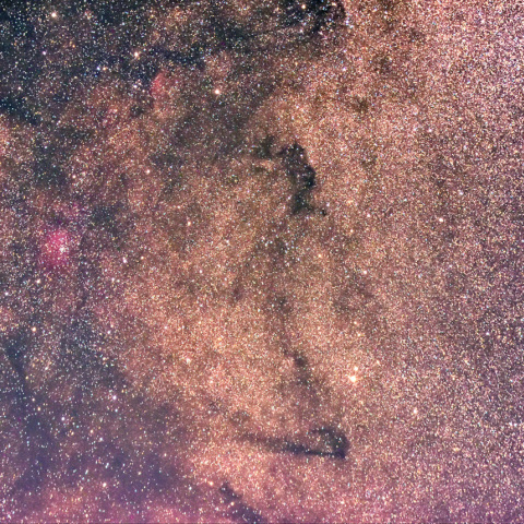 アルビレオ南東周辺の天の川